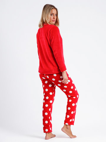 admas Pyjama in Rot