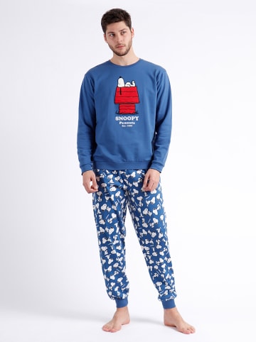Peanuts Pyjama in Blau