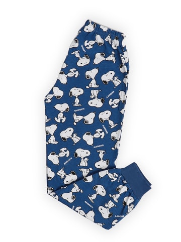 Peanuts Pyjama wit/blauw