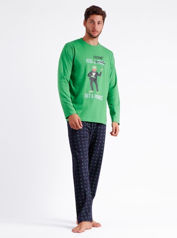 Disney Pyjama donkerblauw/groen