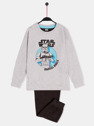 Star Wars Piżama w kolorze czarno-jasnoszarym