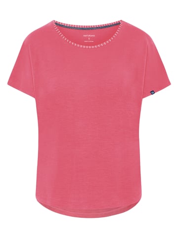 Naturana Koszulka w kolorze różowym