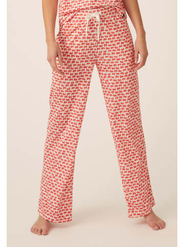 Naturana Sweatbroek roze/wit