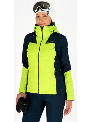 Fischer Ski-/ Snowboardjacke "Fleiding" in Neongrün/ Dunkelblau