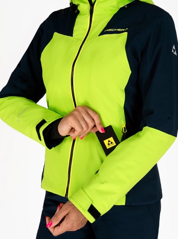 Fischer Ski-/ Snowboardjacke "Fleiding" in Neongrün/ Dunkelblau