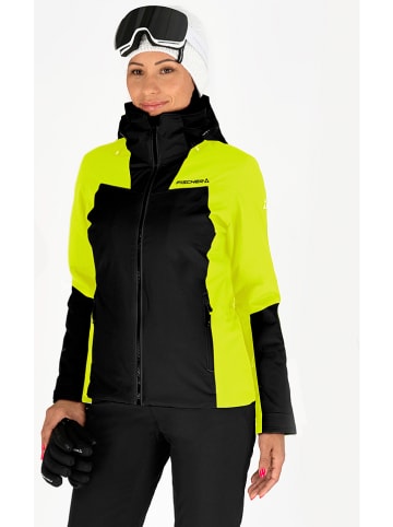 Fischer Ski-/ Snowboardjacke "Fleiding" in Schwarz/ Neongrün