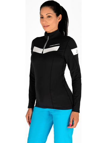 Fischer Fleecepullover "Gittan" in Schwarz