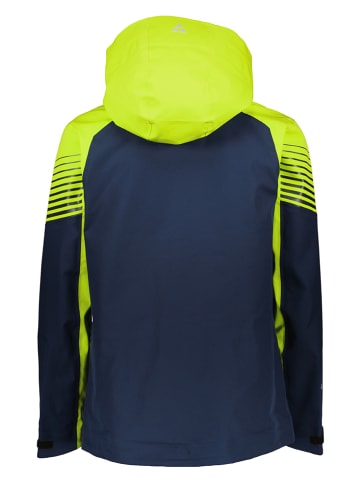Fischer Ski-/ Snowboardjacke "Hocheck" in Dunkelblau/ Neongrün