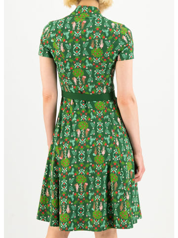 Blutsgeschwister Jurk "Gracious Allure" groen/rood