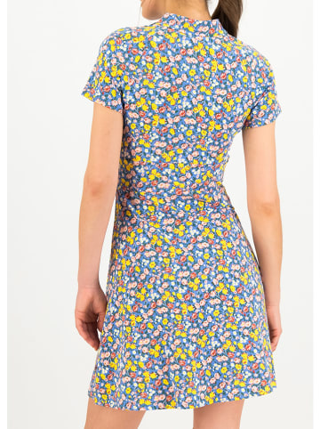 Blutsgeschwister Kleid "Secret Garden" in Blau/ Gelb