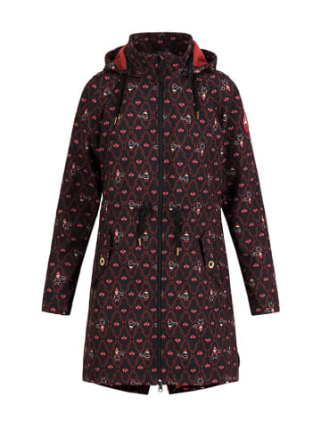 Blutsgeschwister Parka "Swallowtail Promenade" zwart/roze