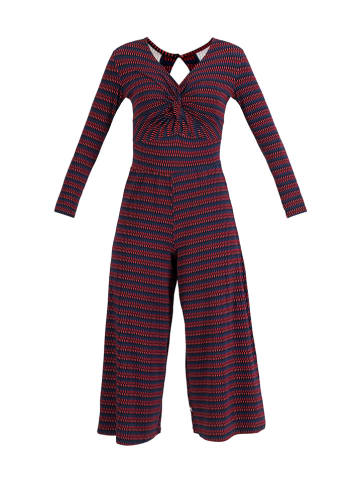 Blutsgeschwister Jumpsuit "Glamourama Queen" donkerblauw/rood