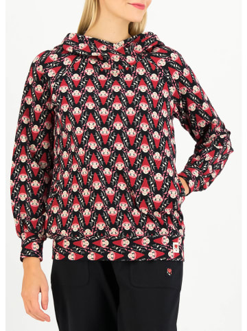 Blutsgeschwister Bluza "Hooded Heart" w kolorze czarno-czerwonym