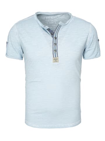 KEY LARGO Shirt "Arena" lichtblauw