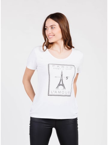 KEY LARGO Shirt "Toujours" in Weiß
