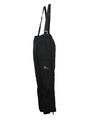 Peak Mountain Softshellowe spodnie narciarskie w kolorze czarnym