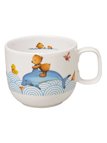 Villeroy & Boch Kubek "Happy Bear" w kolorze białym dla dzieci - 0,25 l