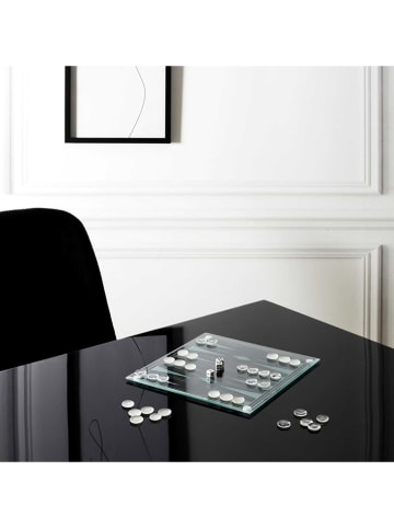 The Concept Factory Backgammonspel transparant - (L)25 x (B)25 cm