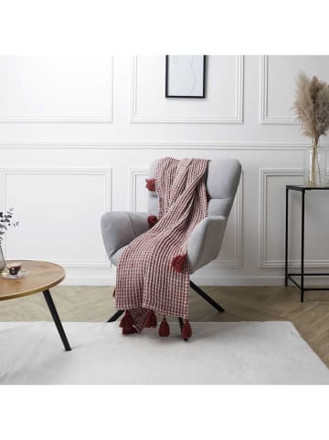 Ethnical Life Plaid in Rot - (L)150 x (B)120 cm