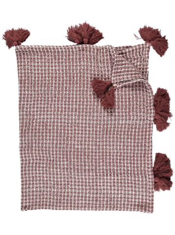 Ethnical Life Plaid in Rot - (L)150 x (B)120 cm