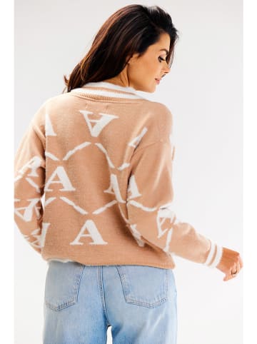 Awama Cardigan in Beige