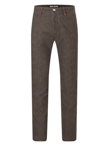 MAC Spodnie "Lennox" w kolorze brązowym