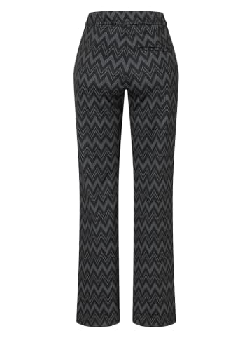 MAC Spodnie "Chiara" w kolorze czarno-szarym