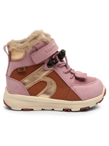 bisgaard Leren winterboots lichtbruin/lichtroze