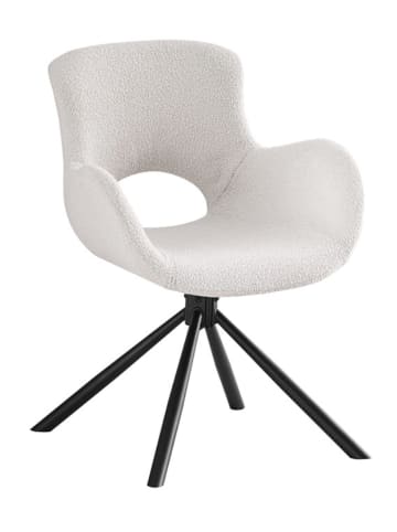 House Nordic 2-delige set: eetkamerstoelen crème - (B)59 x (H)82,5 x (D)43 cm