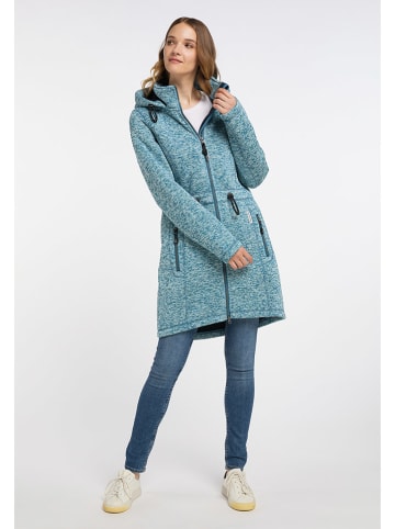 Schmuddelwedda Fleece mantel blauw