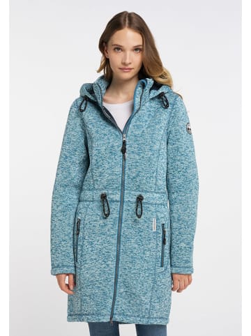 Schmuddelwedda Fleece mantel blauw