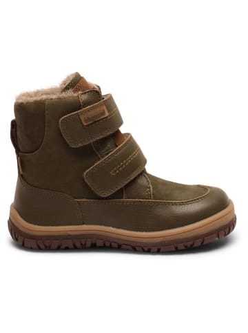 bisgaard Leder-Winterboots in Khaki