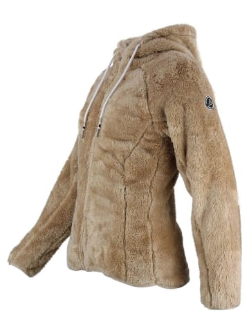 Peak Mountain Fleece vest "Alanzo" beige