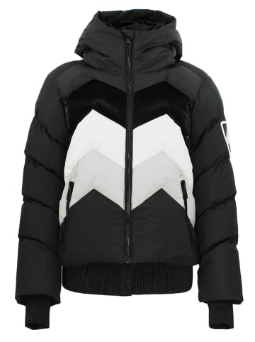 Peak Mountain Ski-/ Snowboardjacke "Arulis" in Schwarz/ Grau/ Weiß