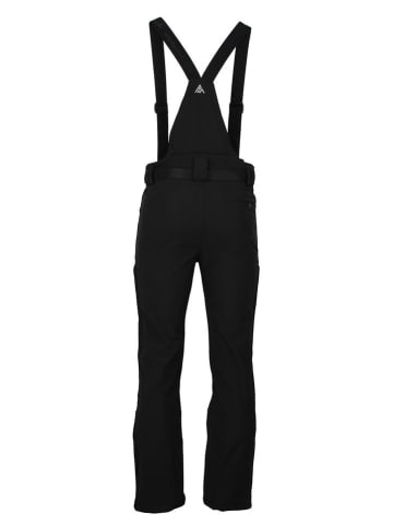 Peak Mountain Softshellowe spodnie narciarskie "Candalo" w kolorze czarnym