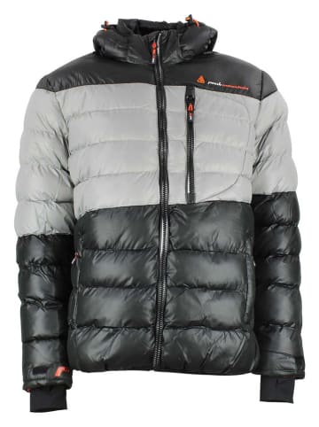 Peak Mountain Winterjas "Captin" zwart/grijs