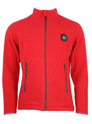 Peak Mountain Fleece vest "Cartelan" rood