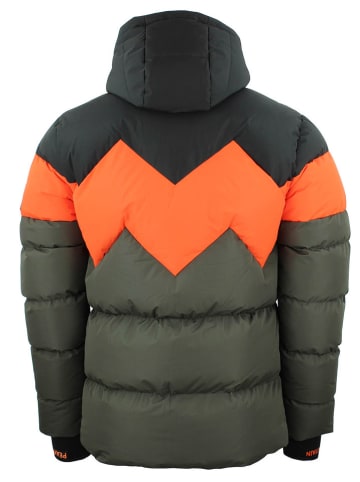 Peak Mountain Ski-/snowboardjas "Cerulis" kaki/oranje/zwart