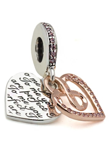 Pandora Rosévergold. Anhänger mit Zirkonia