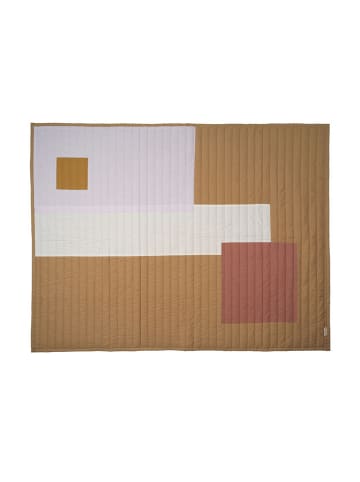 FABELAB Babydecke "Graphic" in Hellbraun  - (L)200 x (B)150 cm