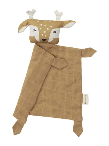 FABELAB Schmusetuch "Fawn" in Hellbraun - ab Geburt