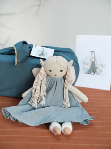FABELAB Puppe "Snowkeeper" in Grau - ab Geburt