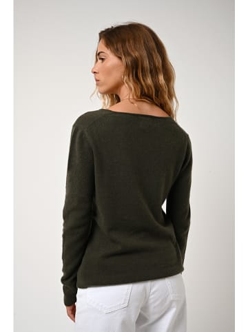 AUTHENTIC CASHMERE Kaschmir-Pullover "Galise" in Khaki