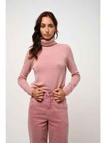 AUTHENTIC CASHMERE Kaschmir-Rollkragenpullover "Bise" in Rosa