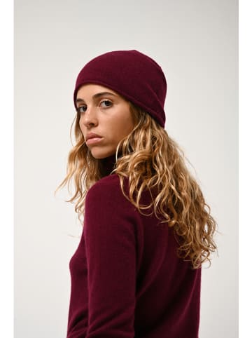 AUTHENTIC CASHMERE Kasjmieren coltrui "Bise" bordeaux