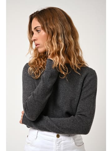 AUTHENTIC CASHMERE Kaszmirowy sweter "Criou" w kolorze antracytowym