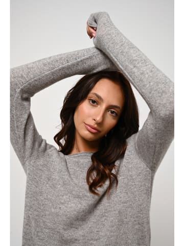 AUTHENTIC CASHMERE Kasjmieren trui "Criou" grijs