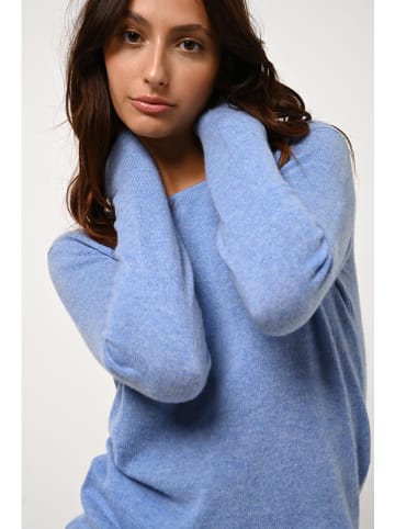 AUTHENTIC CASHMERE Kaszmirowy sweter "Epéna" w kolorze błękitnym