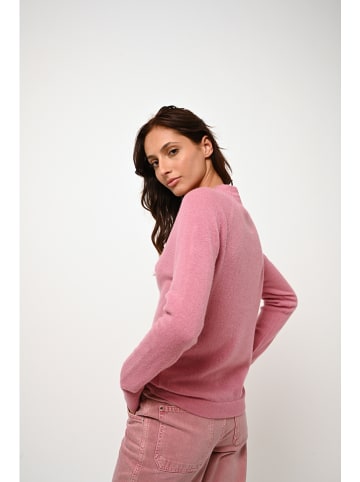 AUTHENTIC CASHMERE Kasjmieren trui "Ecrin" oudroze