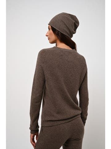 AUTHENTIC CASHMERE Kaszmirowy sweter "Ecrin" w kolorze brązowym